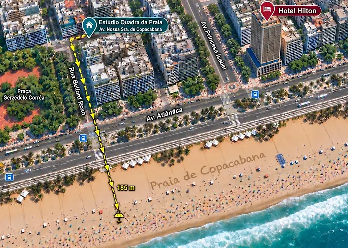 Estudio Na Quadra Da Praia Rio de Janeiro